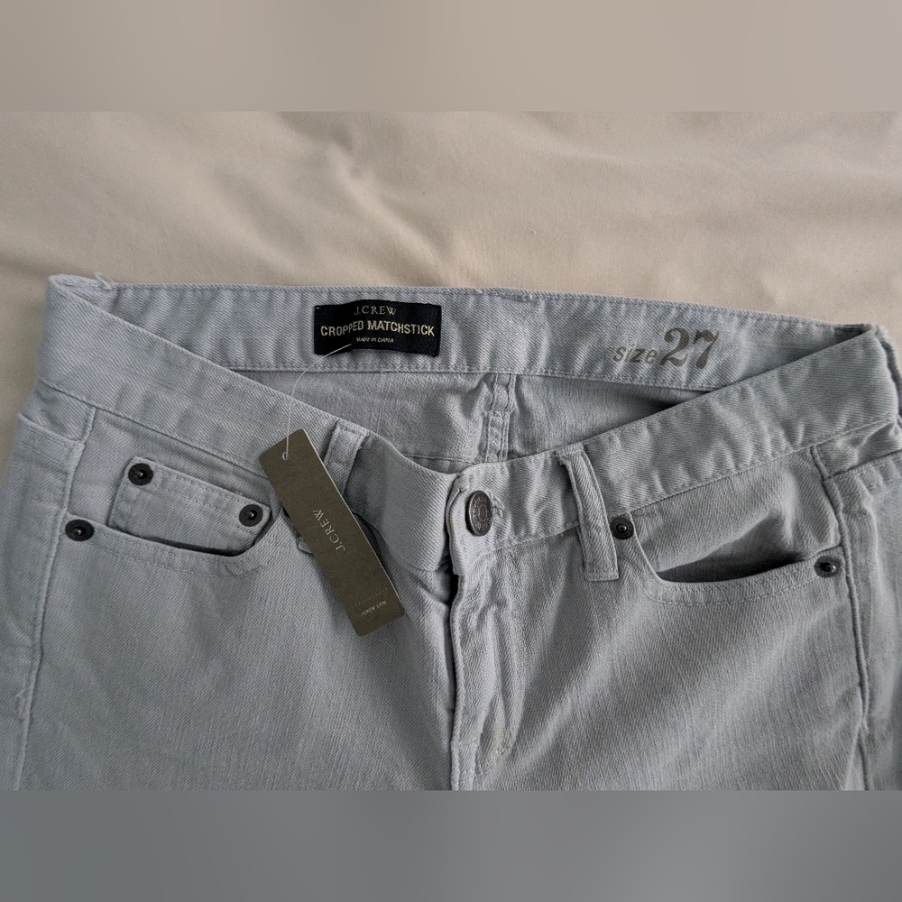 NWT J. Crew Light Chopped Matchstick Straight Jeans - Picture 7 of 9